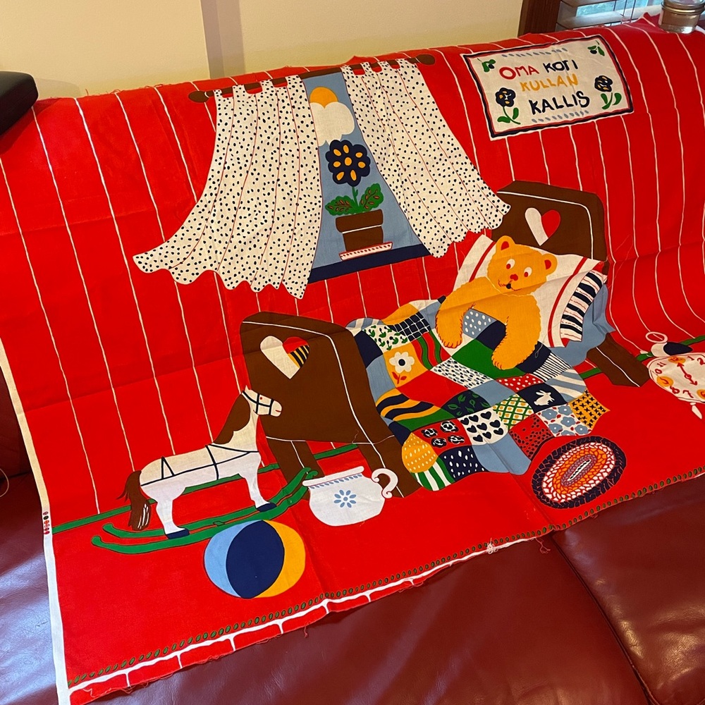 Vintage Finnish Tampella wall hangings